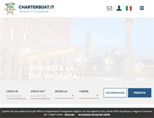 Tablet Screenshot of charterboat.it